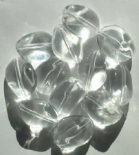 12 26x20mm Acrylic Crystal Oval Nuggets